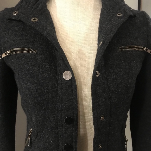 MING YUE High Neck Black Skinny Jacket - Picture 10 of 11